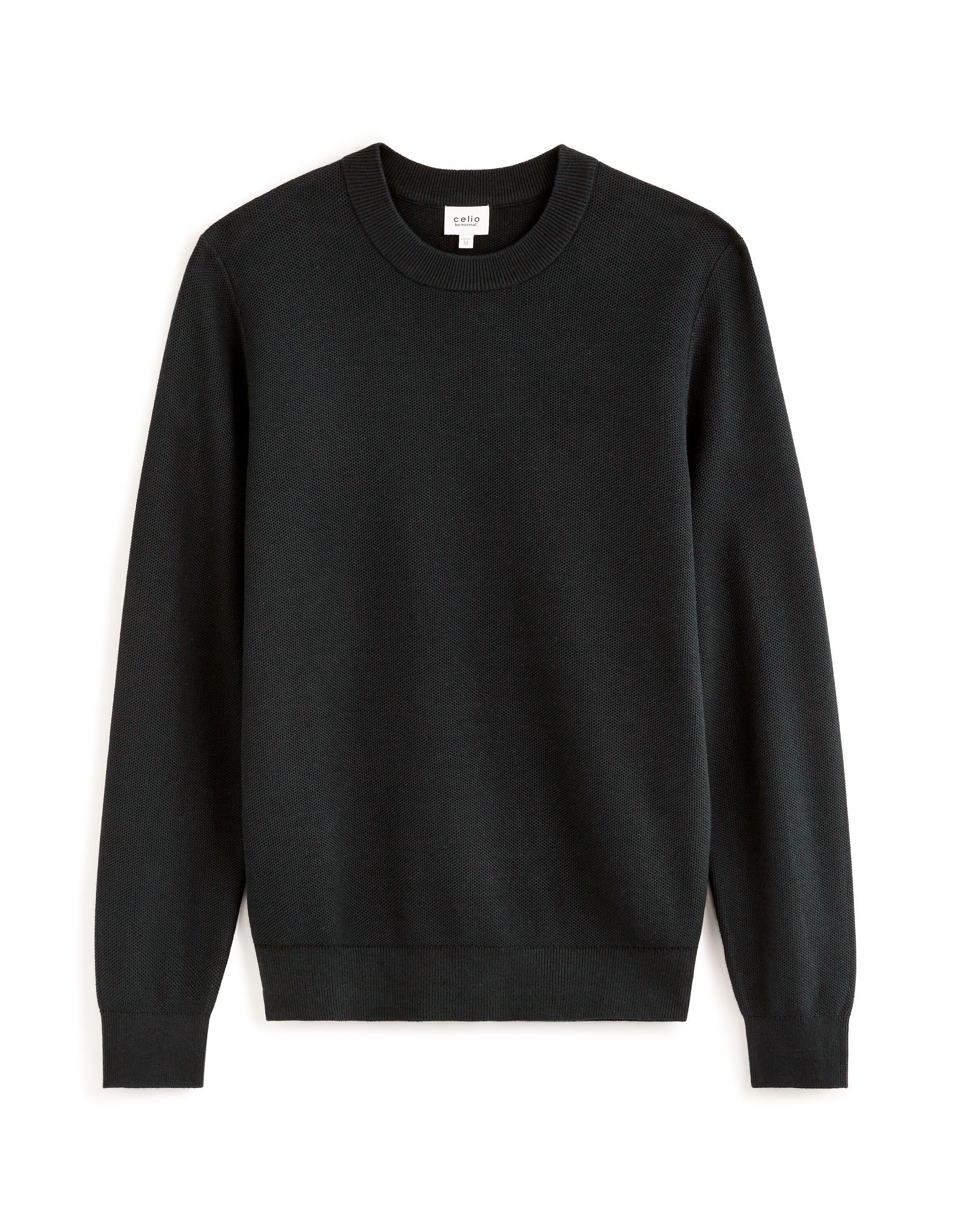 Pull col rond 100% coton 